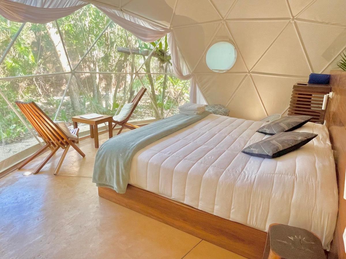 Appartamento Ku Kuk Glamping Chemuyil Esterno foto